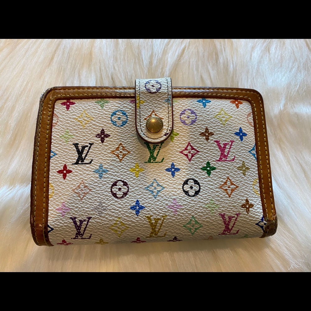 Louis Vuitton LE multicolor kisslock wallet